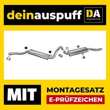 Auspuffanlage für Audi Coupe 80 1.8 2.0 2.2 Auspuff A124