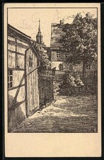 Künstler-AK Schneeberg /