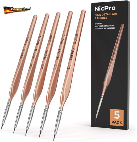 Feine mikro pinsel set - mikro-pinsel, 5