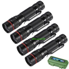 9000000 Lumens Taschenlampe LED Aufladbar USB Super Hell Taktisches Fackel Akku