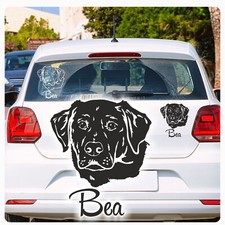 Labrador Name Auto Aufkleber