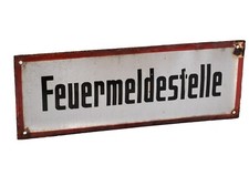 Altes Emaille Schild