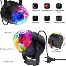 2x Discokugel LED RGB