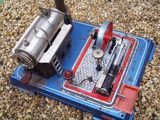 patinierte alte Dampfmaschine von Wilesco - schöner Zustand - Steam Engine