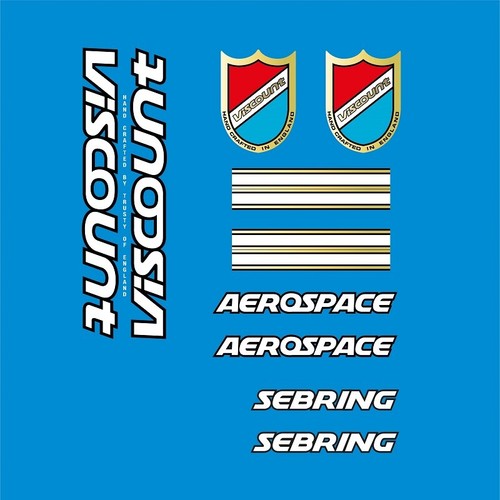 Viscount sebring aufkleber - sebring,