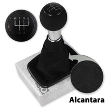 OEM SCHALTKNAUF ALCANTARA SCHALTMANSCHETTE SCHALTSACK FÜR VW GOLF 4 IV BORA 23mm