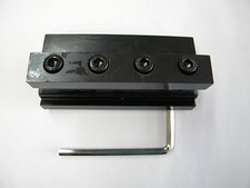 Spannblock für Stecheinsätze, Stechschwerter 26 und 32 mm hoch