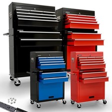 AREBOS Werkstattwagen Werkzeugwagen Rollwagen Werkzeugkiste Toolbox 9 Fächer 