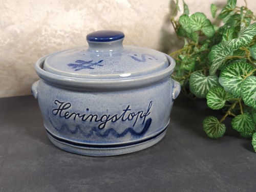 Heringstopf blue salt glaze - heringstopf,