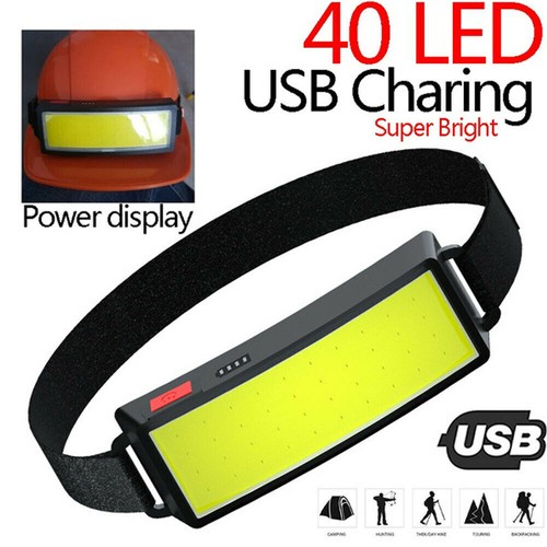 Led stirnlampe kopflampe usb - kopflampe,
