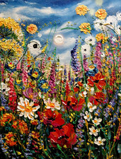 ORIGINAL, UNGERAHMTES GEMÄLDE