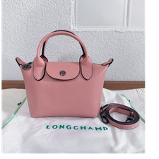 Longchamp pliage cuir - le,