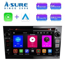 4+64GB Autoradio DVD GPS BT Navi für OPEL Signum Astra Zafira Vivaro Astra Corsa