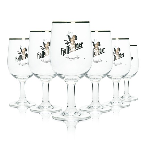 Hasseröder bier glas pokal - glas,
