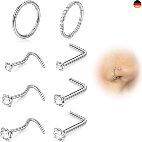 Stück nasenpiercing titan - stück,