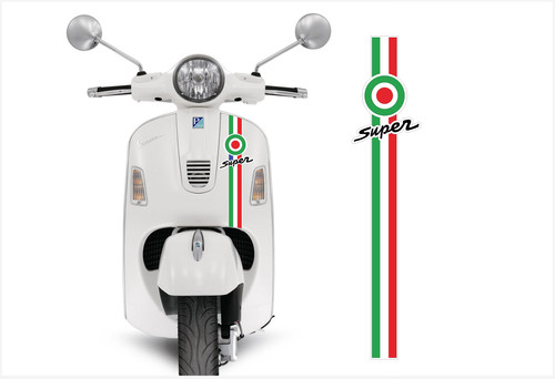 Vespa target super aufkleber - vespa,