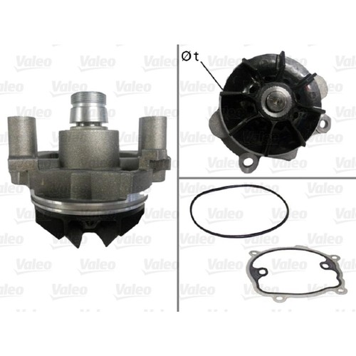 Wasserpumpe valeo für renault - wasserpumpe,