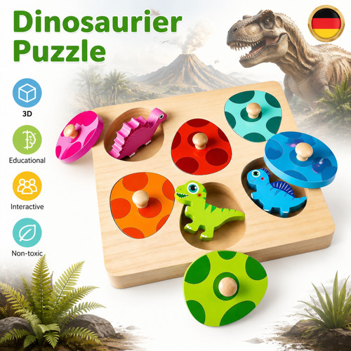 Spielzeug jahr holzpuzzle - 1,