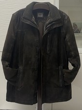 Herren Lederjacke Parka Echt  Wildleder Gr. 56 Von D N R  in Sehr gutem Zustand