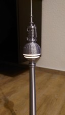 Deutschland Berliner Fernsehturm 3D LED Beleuchtung Silber 