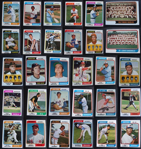 1974 topps baseball cards - 1974,