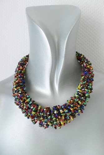 Bunte damenkette perlenkette - bunte,