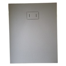 Duschwanne 80x100x2.6 Weiss in