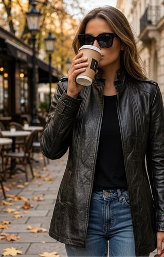 Biker jacke lederjacke gr - /,