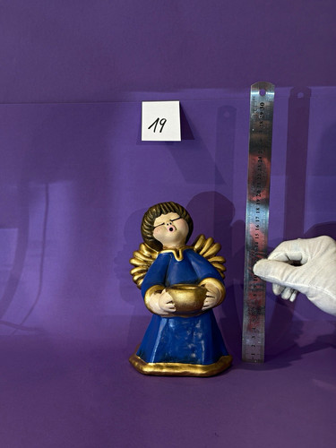 Thun engel figur - mit, schale