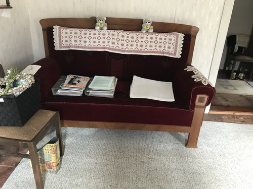 Gründerzeit sofa samt - -,