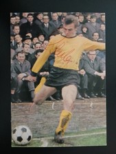 Reinhard Libuda  ARAL/Bergmann DFB 🇩🇪 WM 1966 original handsigniert Rarität 
