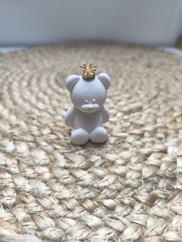Deko figur bär teddy weiß - bär,
