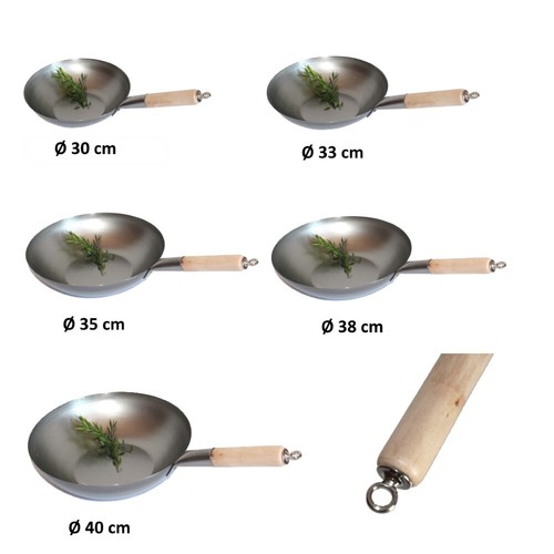Wok pfanne 40 cm - wok,