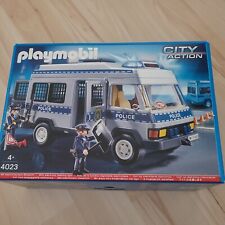 PLAYMOBIL City Action 4023 Polizei Mannschaftswagen  gebraucht 