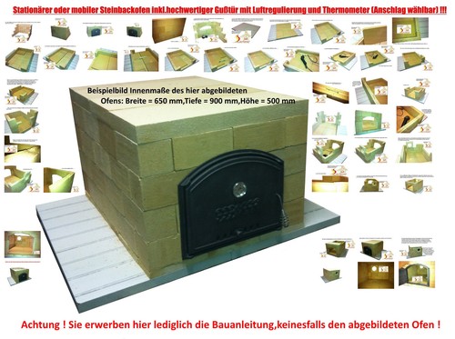 Bauanleitung holzbackofen - bauanleitung,