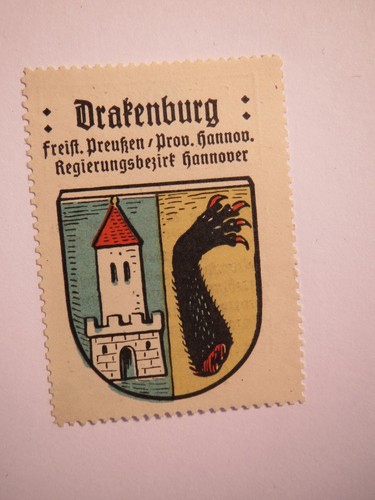 Drakenburg reklamemarke - drakenburg,
