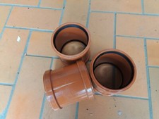 3 Stück KG DN 110/ KG Muffe Kunststoff Abwasserrohr Abflussrohr Kanalrohr