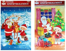 Glitzer Adventskalender unser Sandmännchen mit Bildern zum öffnen Gr. A4