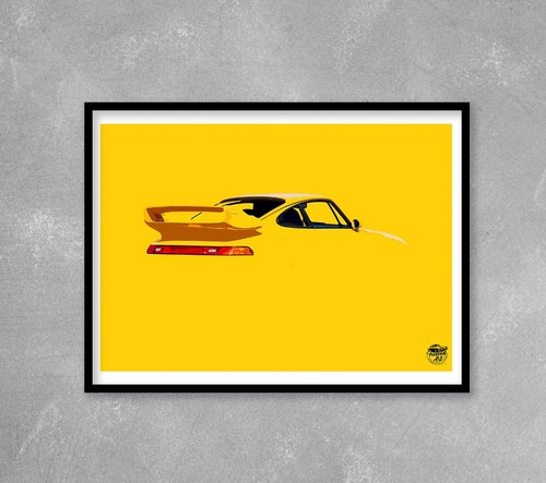 Porsche 911 993 - print,