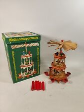 KWO Kunstgewerbe Olbernhau Pyramide Expertic DDR Bergmann Schäfer 3-stöckig OVP