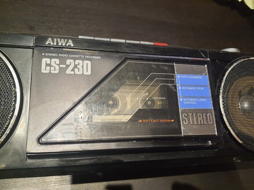 Aiwa 230 radio cassette - cs-230,