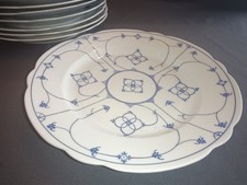 1 Speiseteller Indisch Blau