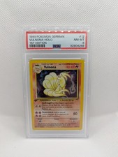 1999 Pokémon Vulnona 1st Edition 12/102 Holo Base Set German PSA 8