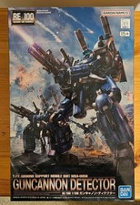 Bandai RE / 100 Guncannon Detector 1/100 Model Kit.  Einhorn Gundam. Gunpla. 