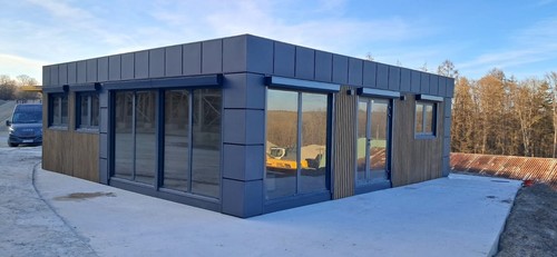 Bürocontainer 9x9m moderne - bürocontainer, -9x9m/moderne