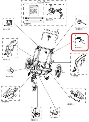 Thule clip gepäcktasche - f,