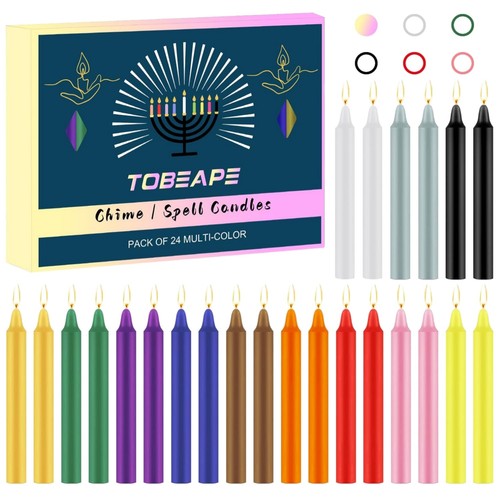 Bunte kerzen 24er pack - bunte,