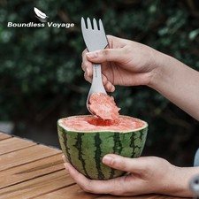 Titani Spork 3-in-1 Gabel Löffel Messer Besteck Combo Leicht Camping Utensilien