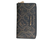 Giulia Pieralli Damen Geldbörse Schwarz Elegant Portemonnaie Geldbeutel