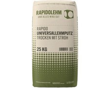 Rapido Lehmputz Universal trocken mit Stroh 0-1,2 mm 25 kg